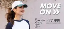 La Anonima Remera mujer manga raglan oferta