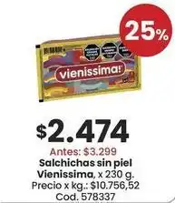 Coto Vienissima - salchichas sin piel oferta
