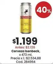 Coto Isenbeck - cerveza oferta