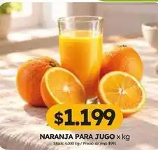 Cordiez Naranja para jugo oferta