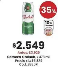 Coto Grolsch - cerveza pilsner oferta