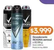 Cordiez Rexona - desodorante aerosol oferta