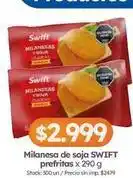 Cordiez Swift - milanesa de soja prefritas oferta