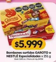 Cordiez Garoto - bombones surtidos oferta
