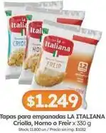 Cordiez La italiana - tapas para empanadas oferta