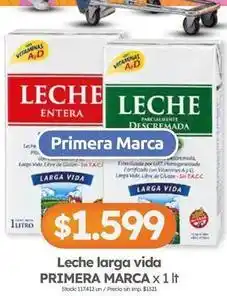 Cordiez Primera marca - leche larga vida oferta