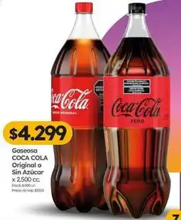Cordiez Coca cola - gaseosa coca cola original o sin azúcar oferta