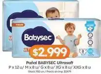 Cordiez Babysec - pañal ultrasoft oferta