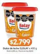 Cordiez Ilolay - dulce de leche oferta