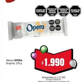Opera - obleas