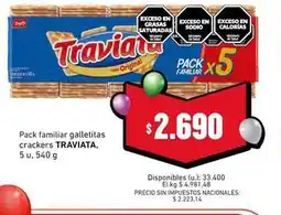 Cooperativa Obrera Traviata - galletitas crackers oferta