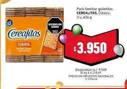 Cooperativa Obrera Cerealitas - galletitas , clásica oferta