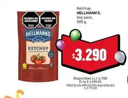 Cooperativa Obrera Hellmann's - ketchup oferta