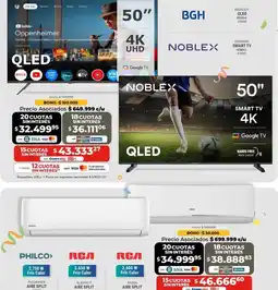 Cooperativa Obrera Noblex - qled tv 50 4k uhd oferta