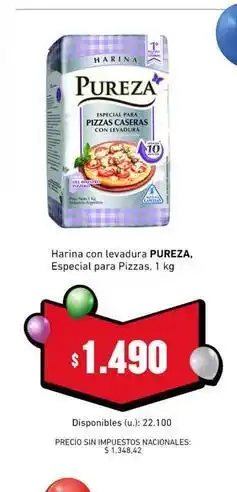 Cooperativa Obrera Pureza - harina con levadura oferta