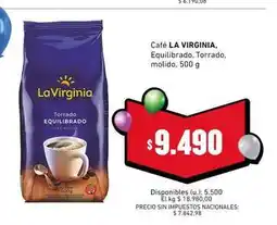 Cooperativa Obrera La virginia - café torrado equilibrado oferta