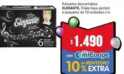 Cooperativa Obrera Elegante - pañuelos descartables oferta