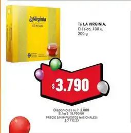 Cooperativa Obrera La virginia - té negro oferta