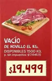 Supermercados Vea Vacío de novillo oferta