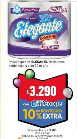 Cooperativa Obrera Elegante - papel higi00enico oferta
