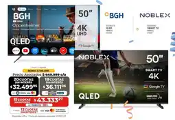 Cooperativa Obrera Bgh - qled smart tv oferta