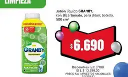Cooperativa Obrera Granby - jabón líquido concentrado para diluir oferta
