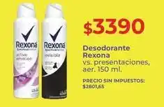 Supermercados Vea Rexona - desodorante oferta