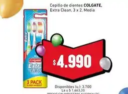 Cooperativa Obrera Colgate - cepillo de dientes, extra clean, 3 x 2 oferta