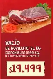 Supermercados Vea Vacío de novillito oferta