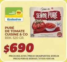 Supermercados Vea Vea - puré de tomate oferta