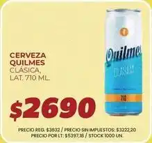 Supermercados Vea Quilmes - cerveza clásica, lat. 710 ml oferta
