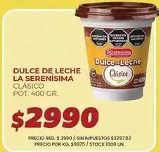 Supermercados Vea Dulce de leche clasico oferta