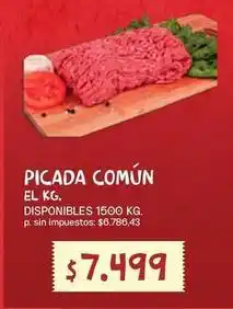 Supermercados Vea Picada común el kg oferta