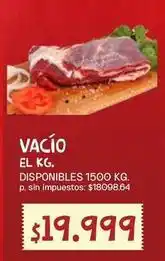 Supermercados Vea Vacío el kg oferta