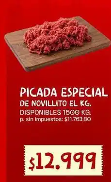 Supermercados Vea Picada especial de novillito oferta