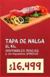 Supermercados Vea Tapa de nalga oferta