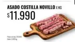 Supermercados Tadicor Asado costilla novillo oferta
