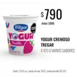 Supermercados Tadicor Tregar - yogur cremoso oferta