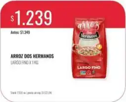Supermercados Tadicor Dos hermanos - arroz largo fino oferta