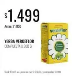 Supermercados Tadicor Verdeflor - yerba verdeflor compuesta oferta