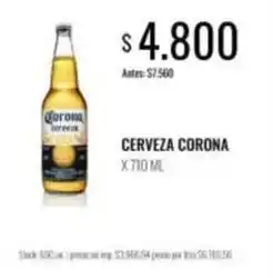 Supermercados Tadicor Corona - cerveza oferta