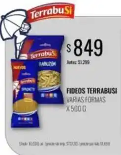 Supermercados Tadicor Terrabusi - fideos oferta