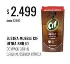 Supermercados Tadicor Cif - lustra mueble ultra brillo oferta