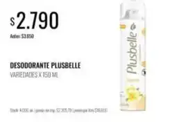 Supermercados Tadicor Plusbelle - desodorante oferta