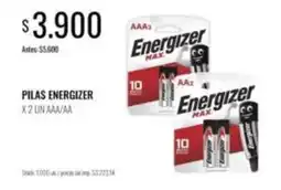 Supermercados Tadicor Energizer - pilas oferta