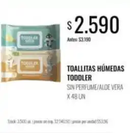Supermercados Tadicor Toallitas húmedas oferta