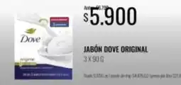 Supermercados Tadicor Dove - jabón original oferta