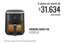 Supermercados Tadicor Smart tek - freidora smart-tek af2060 6lt oferta