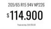 Supermercados Tadicor 205/65 r15 94v np226 oferta