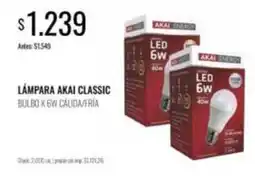 Supermercados Tadicor Lámpara led oferta